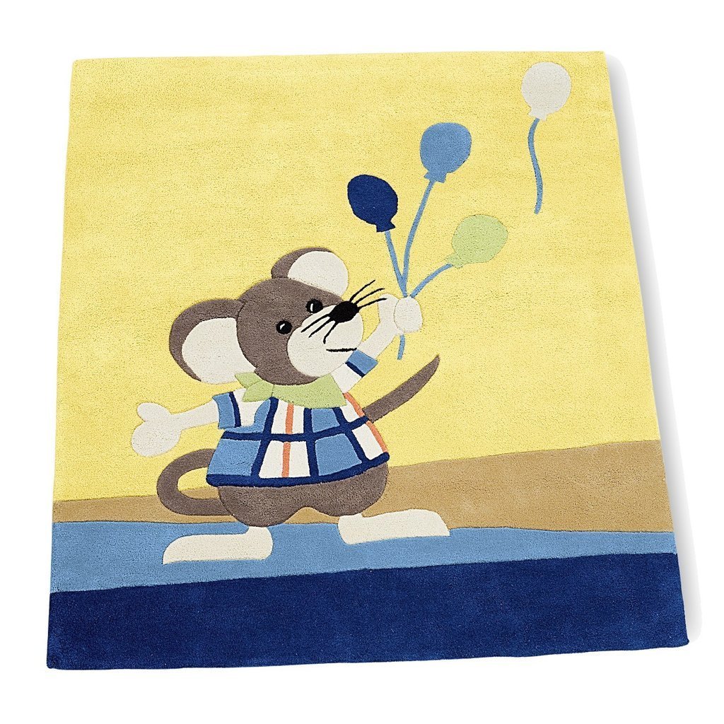 Kinder Teppich Baumwolle Maxi die Maus Kinderzimmerteppich STERNTALER 96075