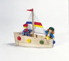 Biegepuppen mit Holzboot goki so249