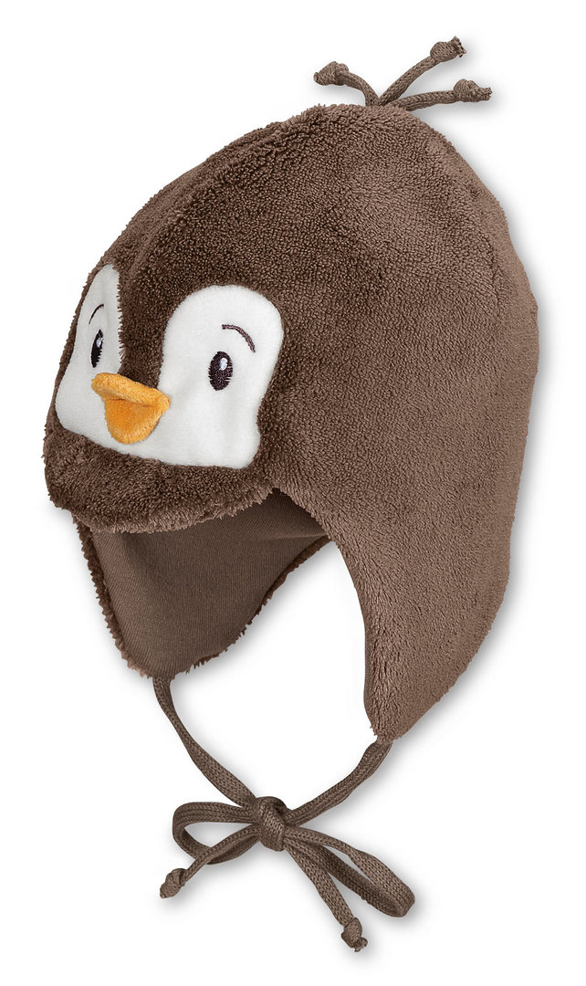 Gr.37 - brown - Schirmmütze Pinguin Sterntaler Winter 48236