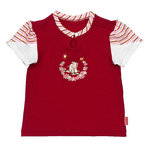 Gr.80 - rot - Sommer Mädchen T-Shirt Klara die Kuh Sterntaler 74010