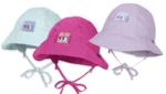 Sommer Mini Mädchen Hut in mehreren Farben Sterntaler 20355