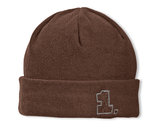 Gr.47 - dunkelbraun - Winter warme Wintermütze Mütze mit Umschlag Sterntaler 41102
