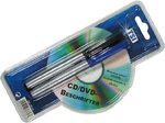 CD oder DVD Beschrifter Marker im 2er Pack blau und schwarz Beschriftung Stifte
