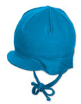 Gr.33 - azurblau - Sommer Baby Jungen Mädchen Schirmmütze Mütze Pure Colour Sterntaler 1501410 -K47-
