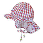 Gr.47 - hyazinth - Sterntaler Sommer Mädchen Hut mit Nackenschutz Mütze  1411414 -K65+K55
