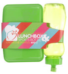 Brotzeitdose Lunchbox mit Trinkflasche im Sparset in 3 verschiedenen Farben HS4977