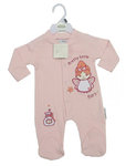 Gr.50 - rosa - Baby Baumwoll Strampler Fee - nursery time BW-1310-0239