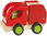 Müllwagen rot aus Holz - goki 55964