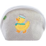 Smithy Waschbeutel für Kinder hellgrau Ente