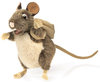 Folkmanis Handpuppe Pack rat Ratte mit Rucksack 30cm 2847 -FM27