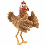 Folkmanis Handpuppe Huhn chicken 56cm 2861