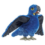 Folkmanis Handpuppe Blauer Papagei - Blue Macaw 3060 -FM10-11