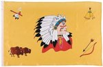 goki Deko Flagge Motiv Indianer 135 x 90 cm Nylon 63691