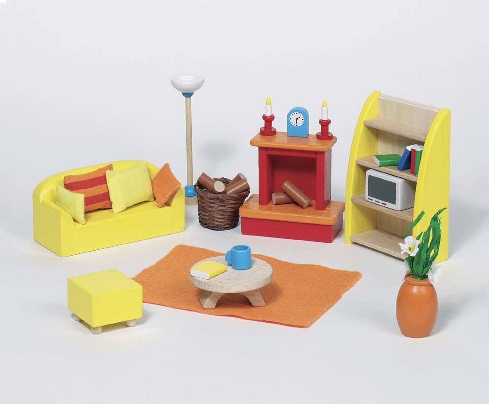 Puppenhaus Möbel Spielset BING'S WORLD zwei Figuren und Zubehör 